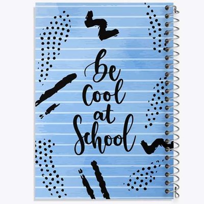 دفتر لیست خرید 50 برگ خندالو طرح Be Cool At School کد N75