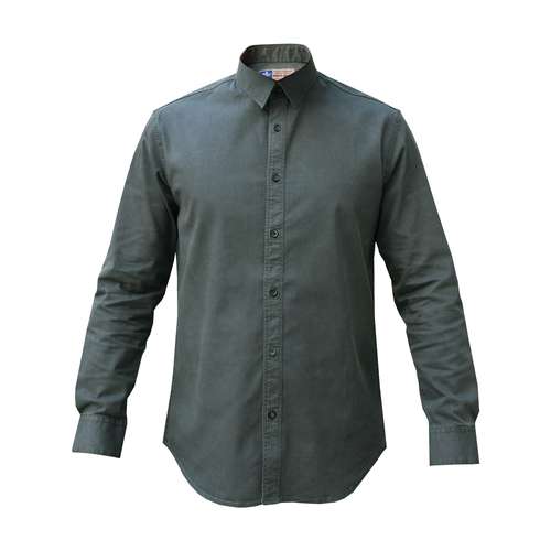 پیراهن آستین بلند مردانه پایتی جامه مدل کتان ساده کد 13255965