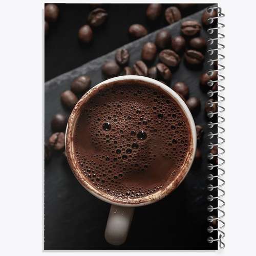 دفتر لیست خرید 50 برگ خندالو طرح قهوه (Coffee) کد F1113