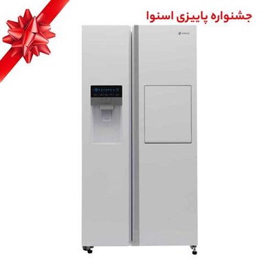 یخچال و فریزر ساید بای ساید 32 فوت اسنوا مدل S2Di-M210-W