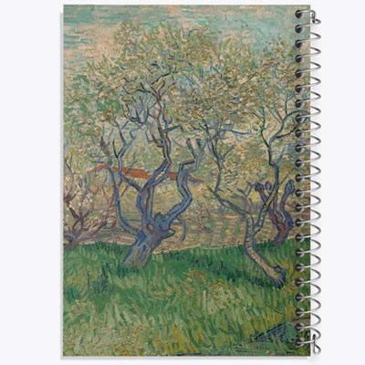 دفتر لیست خرید 50 برگ خندالو طرح باغ های در حال شکوفه دادن ونسان ونگوگ (Van Gogh) کد 36793