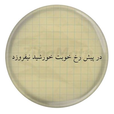 مگنت مدل S13930 طرح شعر انوری در پیش رخ رویت خورشید نیفروزد