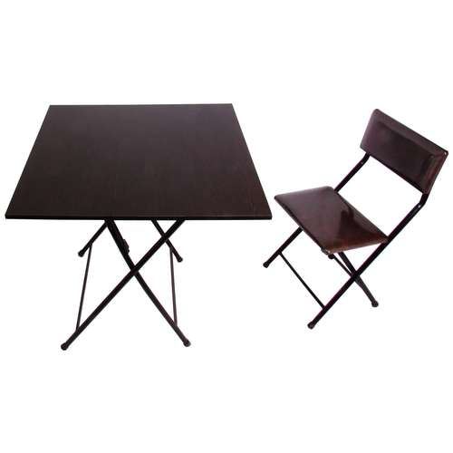 میز و صندلی غذاخوری دو نفره میزیمو مدل تاشو کد 8112
