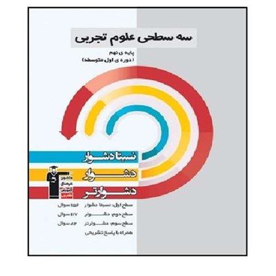 کتاب سه سطحی علوم تجربی پایه نهم اثر جمعی از نویسندگان انتشارات قلم چی