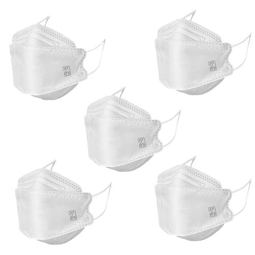 ماسک تنفسی مدل سه بعدی چهار لایه 3D-KF94WBLA بسته 5 عددی