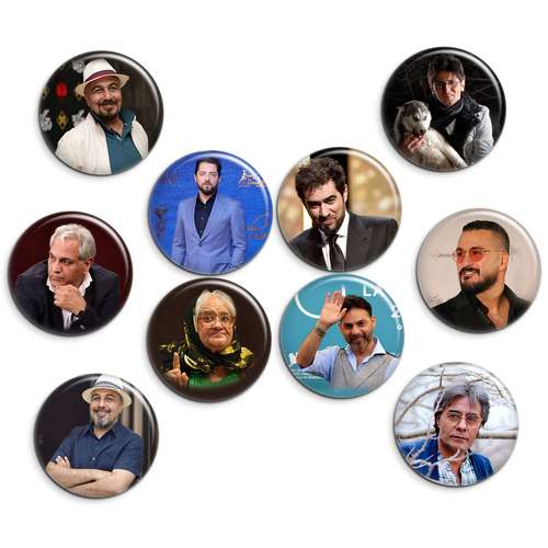 پیکسل پرمانه طرح بازیگران ایرانی کد pmg.131 مجموعه 10 عددی