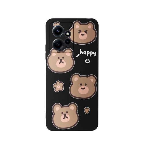 کاور قاب گارد طرح خرس های کیوت کد f4973 مناسب برای گوشی موبایل شیائومی Redmi Note 12 4G