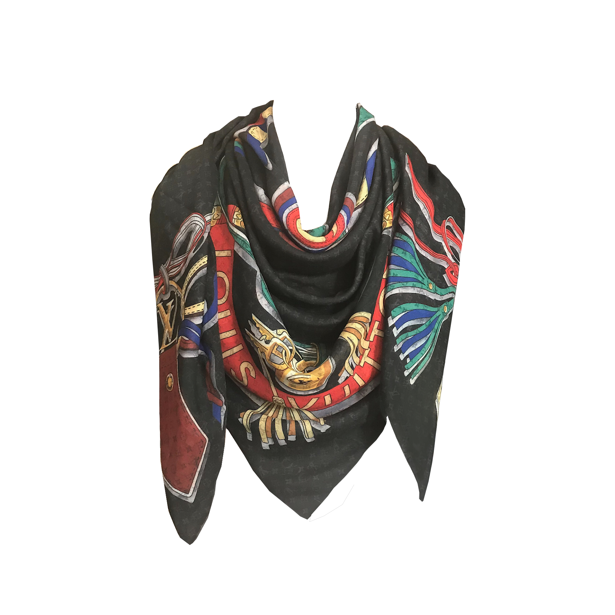 روسری زنانه لیدی برند بوتیک مدل NA.LUV.BLA.201
