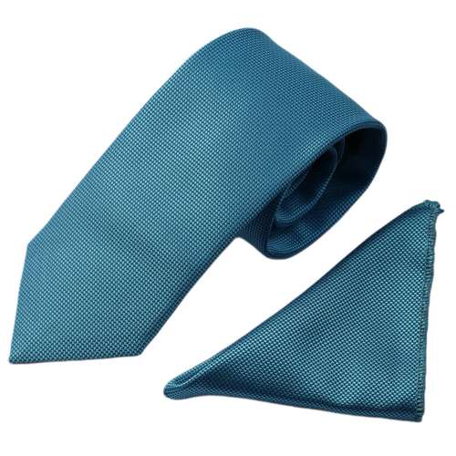 ست کراوات و دستمال جیب مردانه نسن طرح آکسفورد مدل PL1