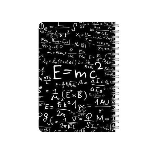 دفترچه یادداشت بامبیلیپ مدل چوبی طرح فیزیک و قانون نسبیت انیشتین کد 6481134