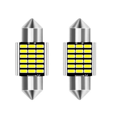 لامپ سقف خودرو اچ اف دی مدل 31mm بسته دو عددی