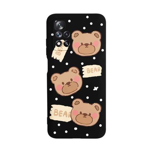 کاور قاب گارد طرح خرس های دخترونه کد f7732 مناسب برای گوشی موبایل شیائومی Redmi Note 11 5G / Poco M4 Pro 5G