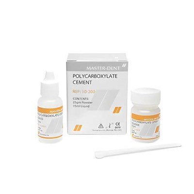 سمان پلی کربکسيلات مستر دنت مدل Polycarboxylate Cement مقدار 25 گرم