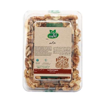 مغز گردو ارگانیک آبگینه - 250 گرم