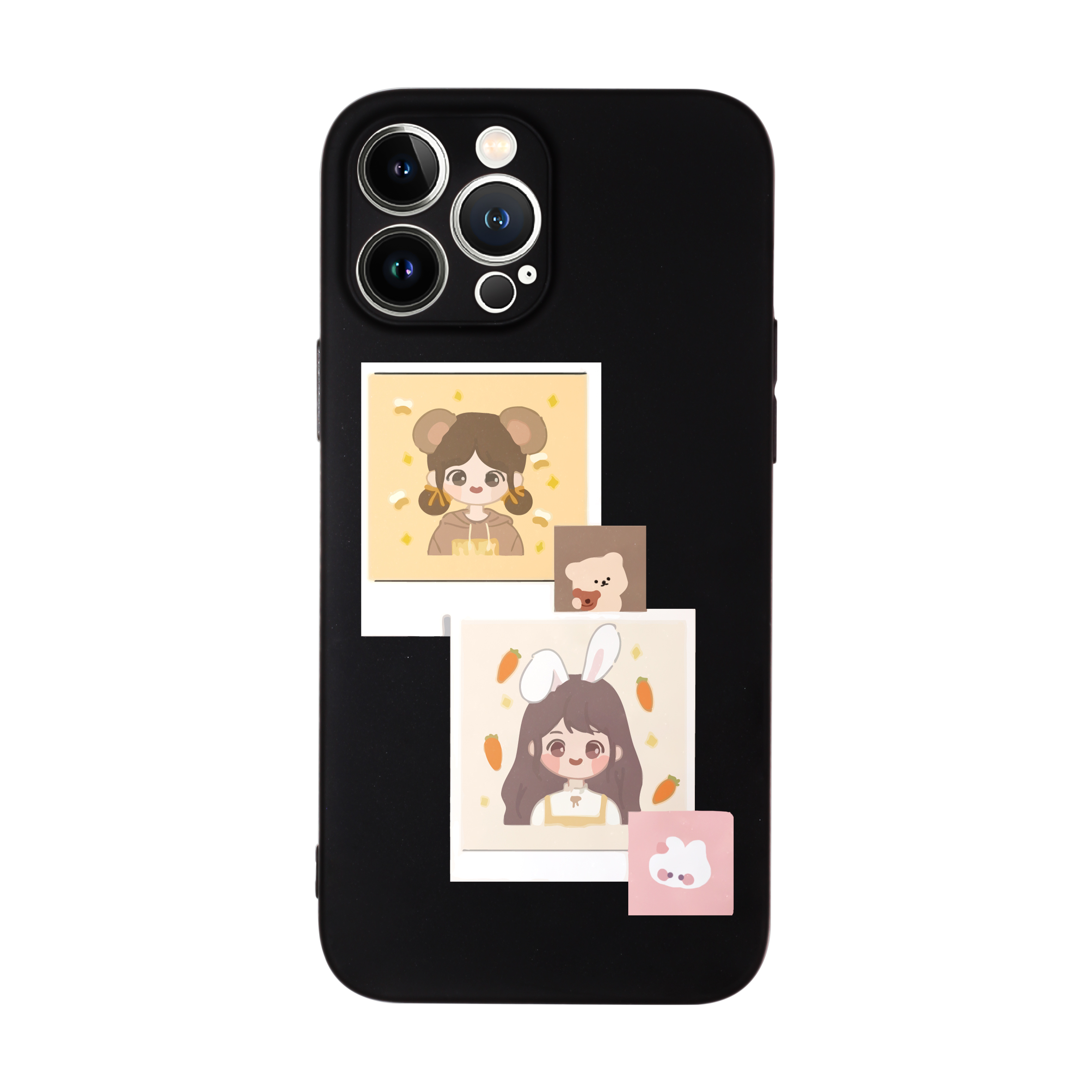 کاور قاب گارد طرح  عکس دخترانه کد  FF1314 مناسب برای گوشی موبایل اپل  iphone 13 promax