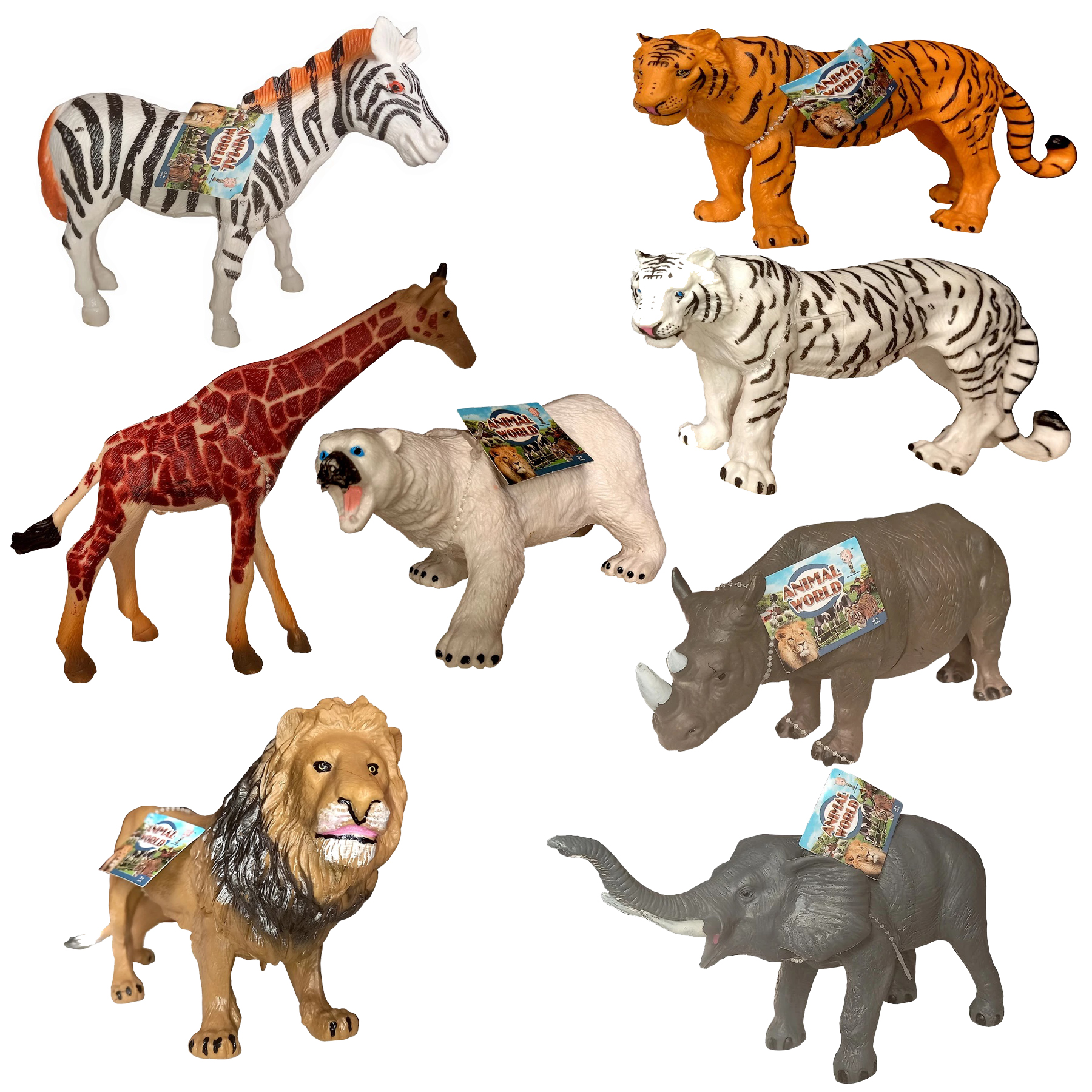 فیگور مدل Animal World کد 929 مجموعه 8 عددی