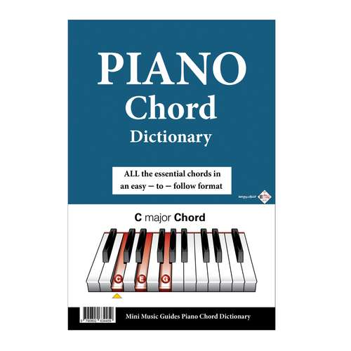 کتاب دیکشنری آکوردهای پیانو تمامی آکوردهای ضروری پیانو در یک کتاب اثر مارال صفرزاده  انتشارات پنج خط