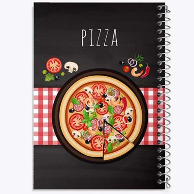 دفتر لیست خرید 50 برگ خندالو طرح پیتزا  Pizza کد 31087