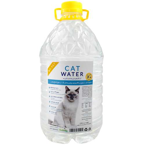 آب آشامیدنی گربه مای پت مدل یورینری کد CAT4 حجم 4 لیتر