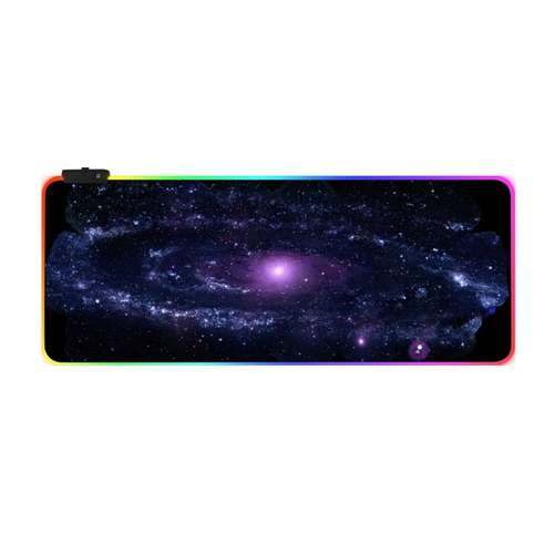  ماوس پد مخصوص بازی مدل Glowing Cool RGB 90x40 Galaxy