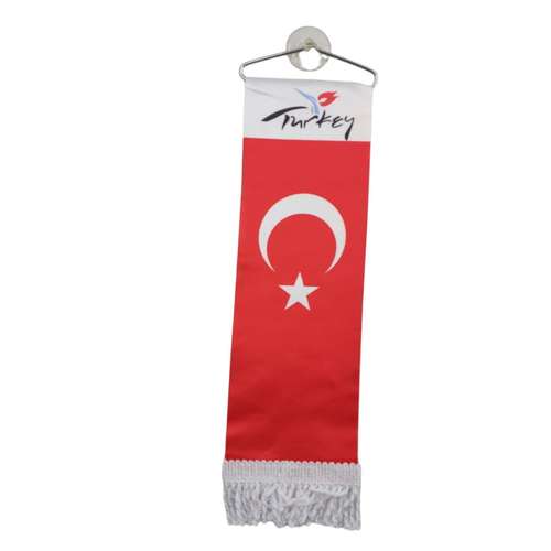 آویز تزئینی خودرو مدل JS Big پرچم ترکیه