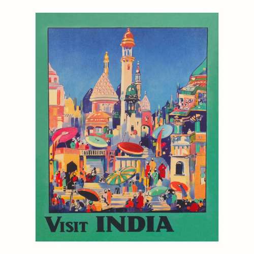 پوستر مدل بازدید از هند زیبا 2
