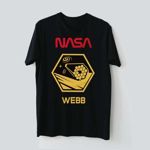 تی شرت آستین کوتاه مردانه مدل تلسکوپ فضایی جیمز وب ناسا T605