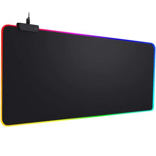 ماوس پد مخصوص بازی مدل Glowing Cool RGB 90x40