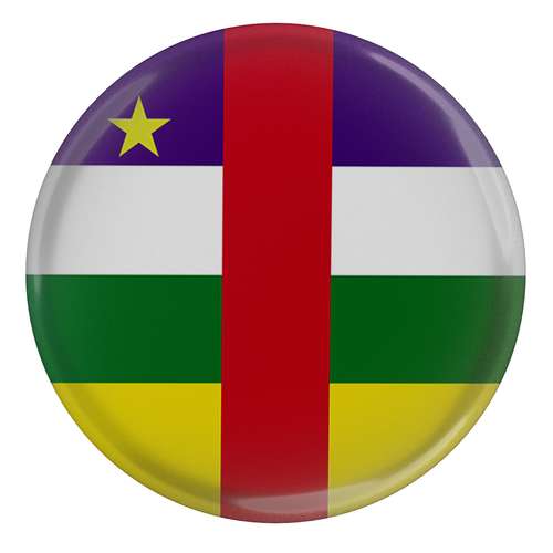 مگنت طرح پرچم کشور آفریقا مرکزی مدل S12364 