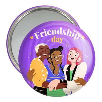 آینه جیبی خندالو مدل بهترین دوستان Best Friends کد 29595