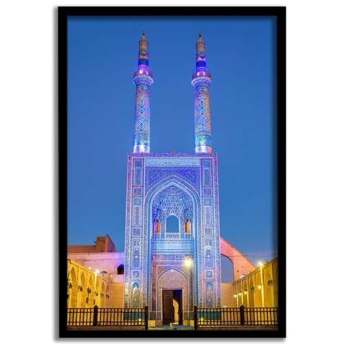 تابلو نوری بکلیت طرح مسجد جامع یزد مدل B-s38