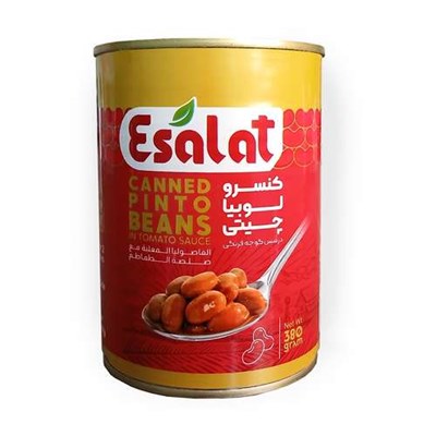 خوراک لوبیا چیتی با قارچ در سس گوجه فرنگی اصالت - 380 گرم