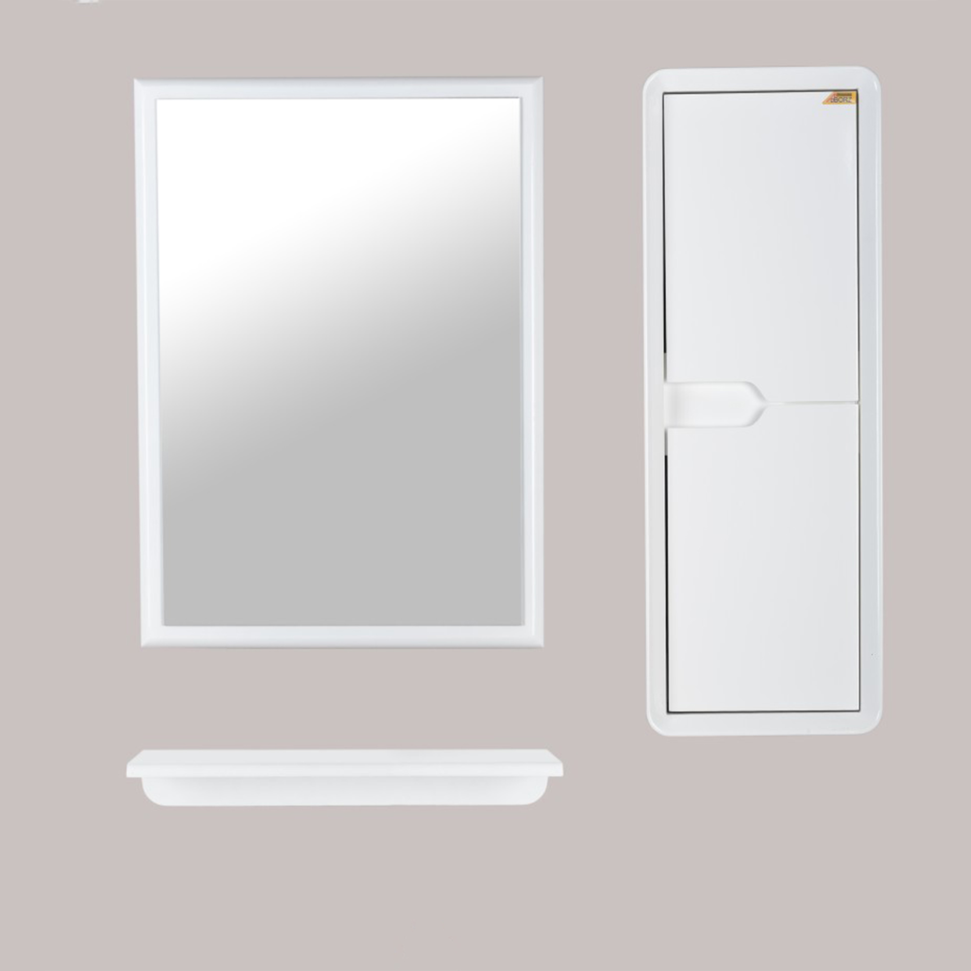 ست آینه و باکس و اتاژور سرویس بهداشتی البرز مدل کویینتو 70