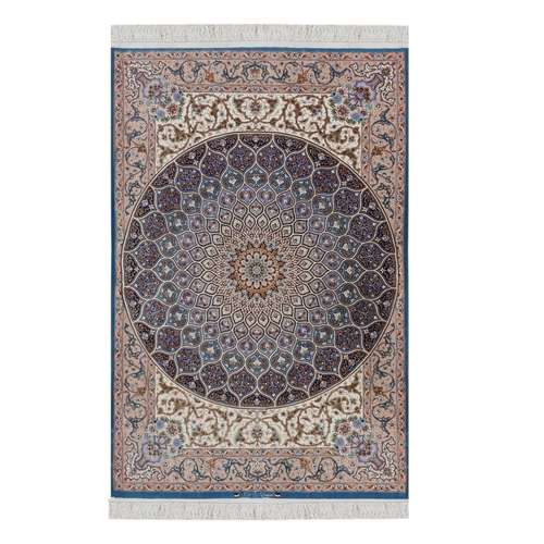 فرش دستبافت دو و نیم متری اصفهان دری کد 1336
