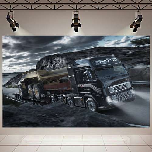 پوستر طرح ماشین سنگین مدل Volvo FH16750 کد AR17590