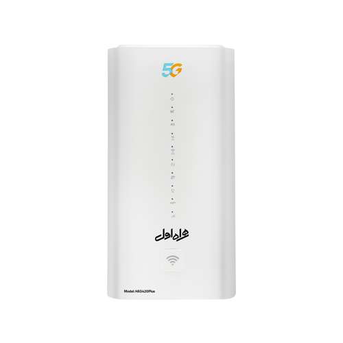 مودم 5G همراه اول مدل HA5420 به همراه کارت هدیه فعالسازی سیم کارت اعتباری و 600 گیگابایت اینترنت هدیه 180 روزه