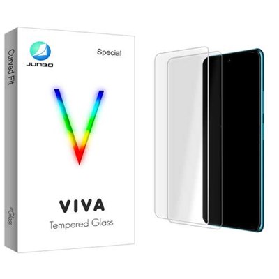 محافظ صفحه نمایش شیشه ای جانبو مدل Viva Glass MIX مناسب برای گوشی موبایل شیائومی Poco X3 \ X3 Pro \ X3 GT \ X3 NFC \ X3 5G \ F3 5G \ F3 \ F3 Pro \ F3 NFC \ X4 5G بسته دو عددی