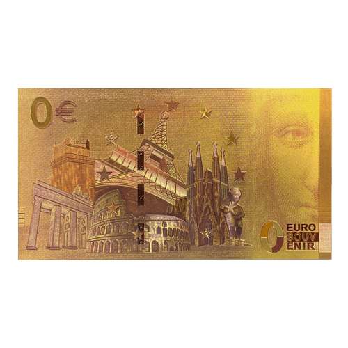 اسکناس تزئینی طرح صفر یورو