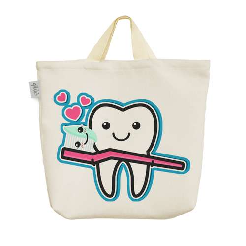 ساک خرید خندالو مدل دندان و دندانپزشکی کد 2701