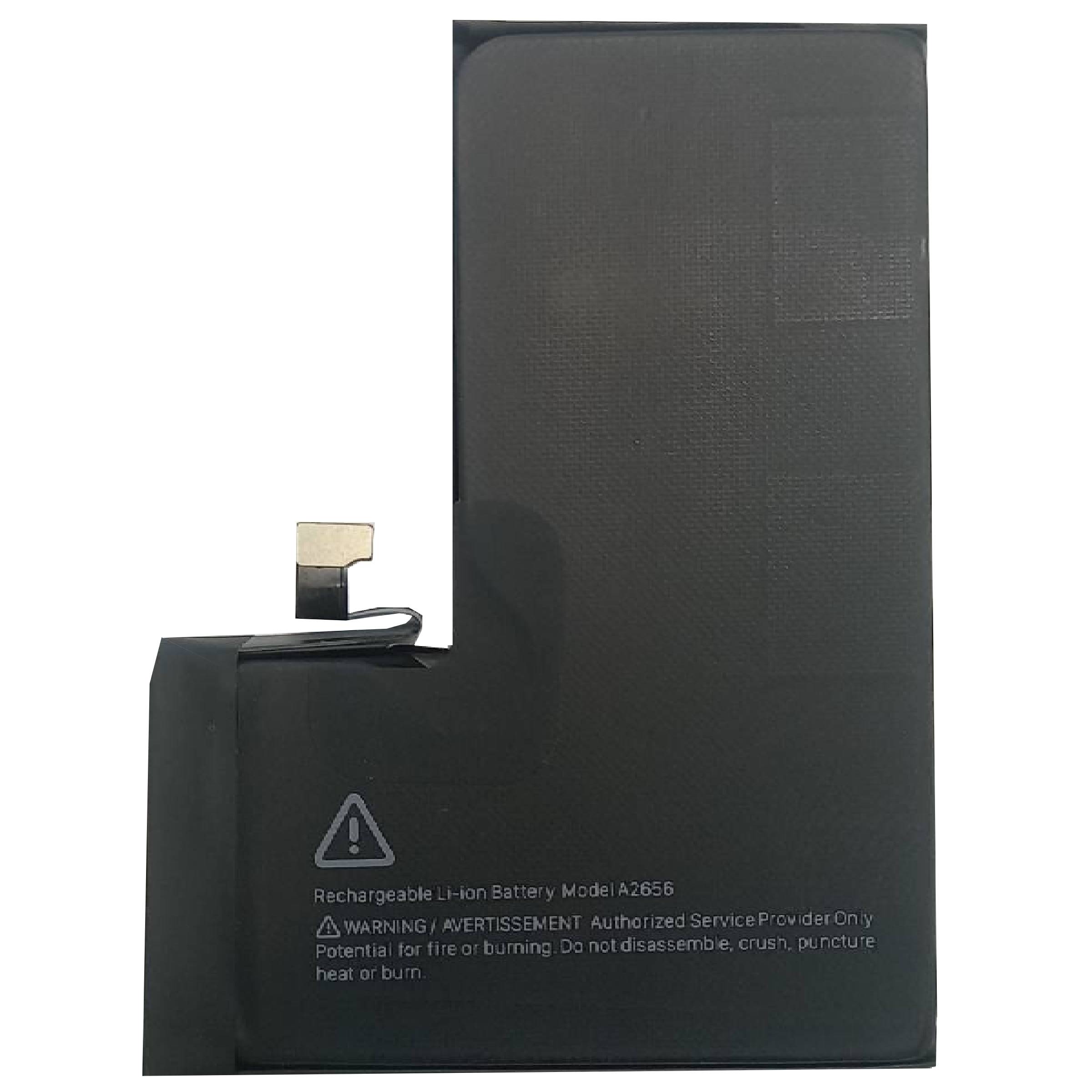  	 باتری موبایل مدل A2656 ظرفیت 3095میلی آمپر ساعت مناسب برای گوشی موبایل اپل iphone 13 Pro