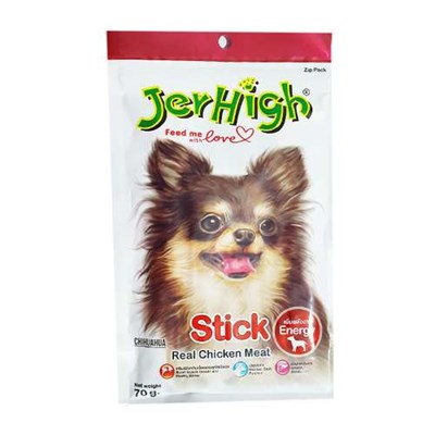 استیک تشویقی سگ جرهای مدل chicken stick وزن 60 گرم