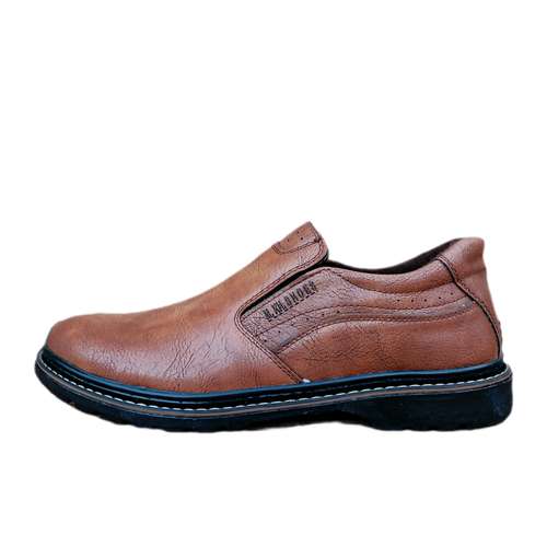کفش مردانه مدل آرتین طبی کشی رنگ قهوه ای 