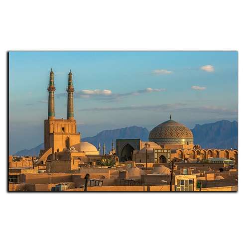 تابلو شاسی بکلیت طرح مسجد جامع یزد مدل SH-8678
