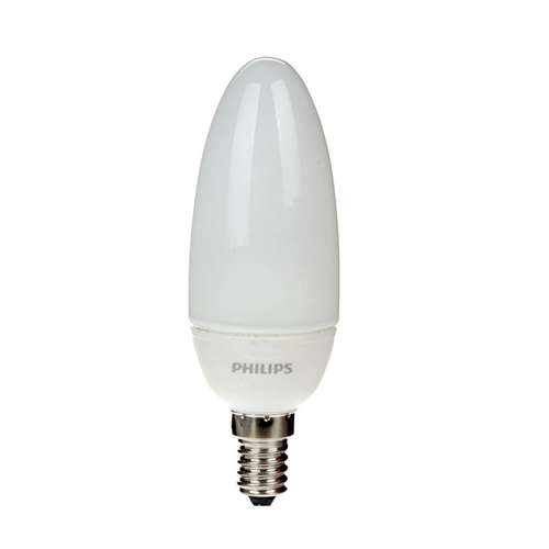 لامپ کم مصرف 8 وات فیلیپس مدل شمعی ambiance پایه E14