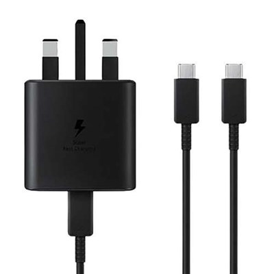 شارژر باتری موبایل  45 وات مدل EP-TA845  به همراه کابل USB-C