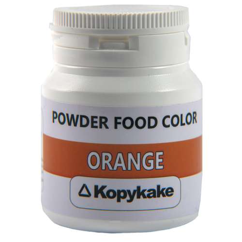 رنگ خوراکی پودری محلول در آب نارنجی کپی کیک - 25 گرم 