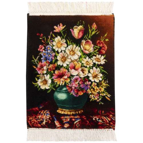 فرش دستباف دیوارکوب سی پرشیا مدل گل در گلدان کد 903286
