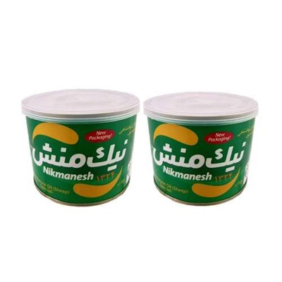 روغن حیوانی کرمانشاهی مخصوص نیک منش - 450 گرم بسته دو عددی