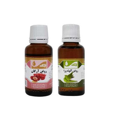 روغن آرگان نرمک مدل 01 حجم 30 میلی لیتر به همراه روغن آلوئه ورا مدل 02 حجم 30 میلی لیتر