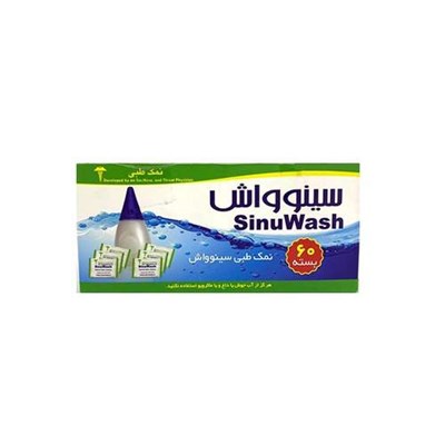 نمک طبی سینوواش مدل Nasal Wash بسته 60 عددی